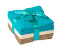 Set of 8 Popcorn Weave Washcloths 12 x 12 E210