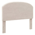 Off White Sherpa Upholstered Headboard S784266
