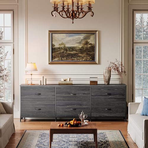 Rustic Brown 6 Drawer Dresser P191644