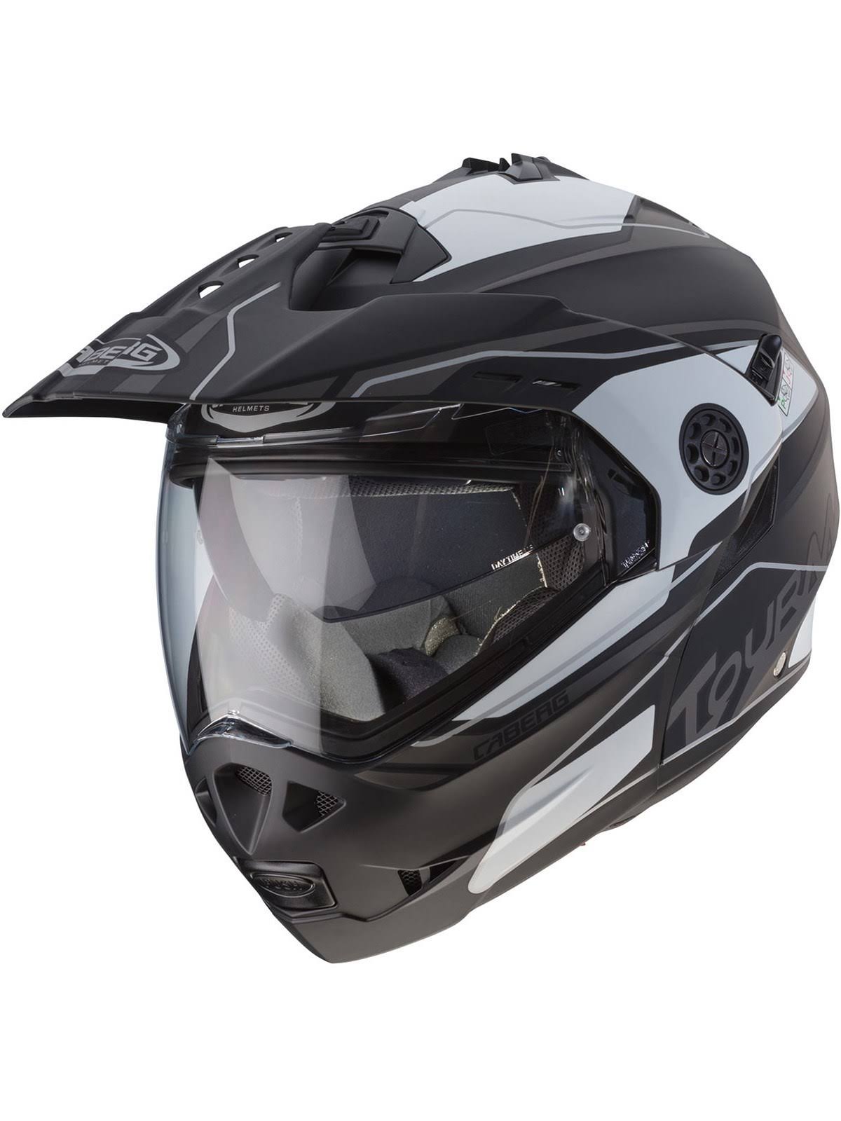 Black Tourmax Motorcycle Helmet M513