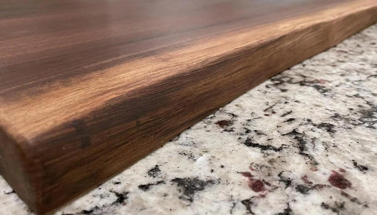 Black Walnut Double Live Edge Wood Charcuterie Board X443