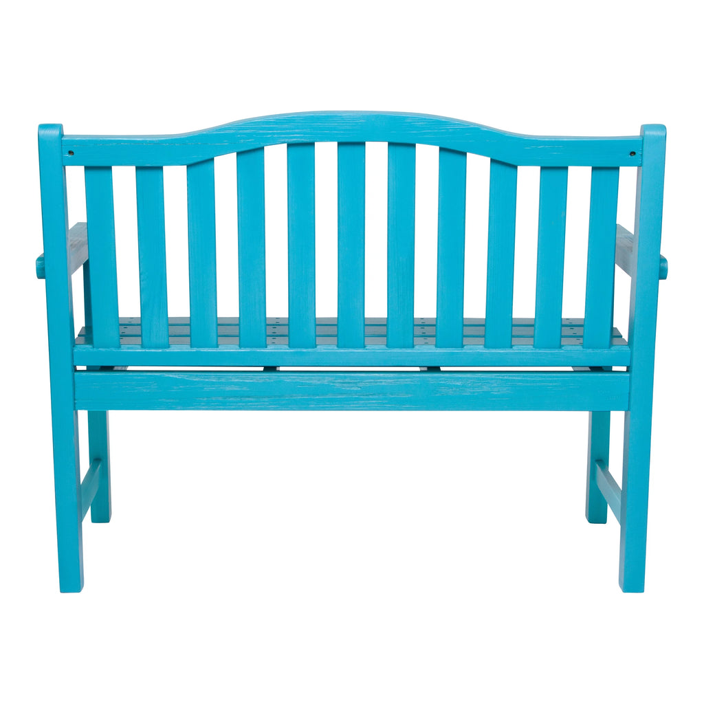 Aqua Wood Garden Bench A974