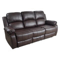 Dark Brown Reclining Sofa E2998