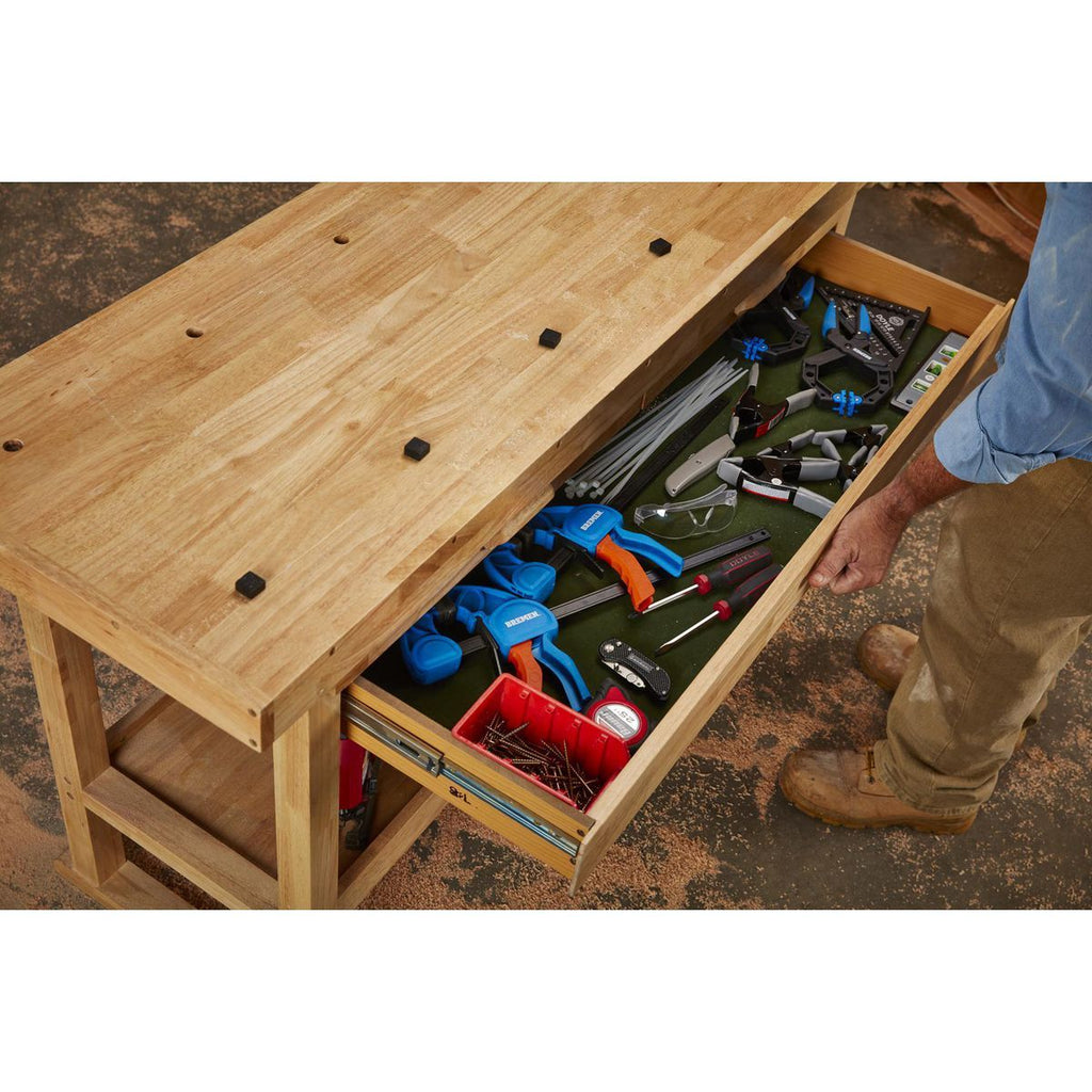 60 in. 3-Drawer Hardwood Workbench X13712