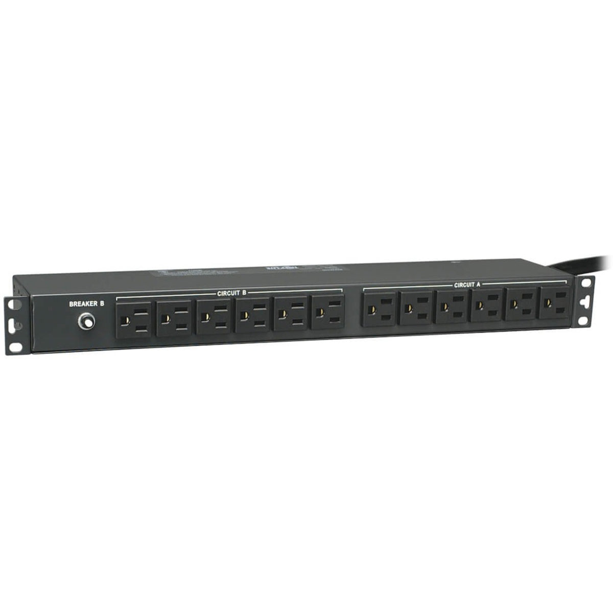 PDU 2.9kW Single-Phase 120V Basic 24 NEMA 5-15R Outlets NEMA L5-30P Input 15 ft. Cord 1U Rack-Mount H186505