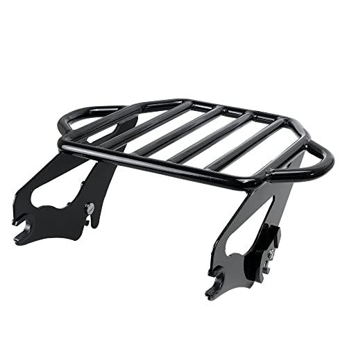 Black Detachable Luggage Rack for Harley Davidson Touring X337