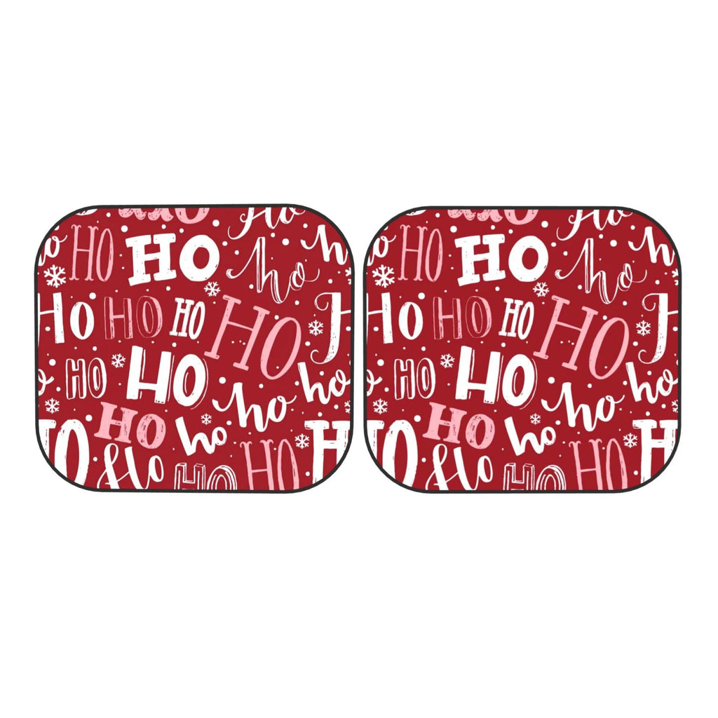 Christmas Windshield Sun Shade 2 Pack Foldable Car Sunshade E143