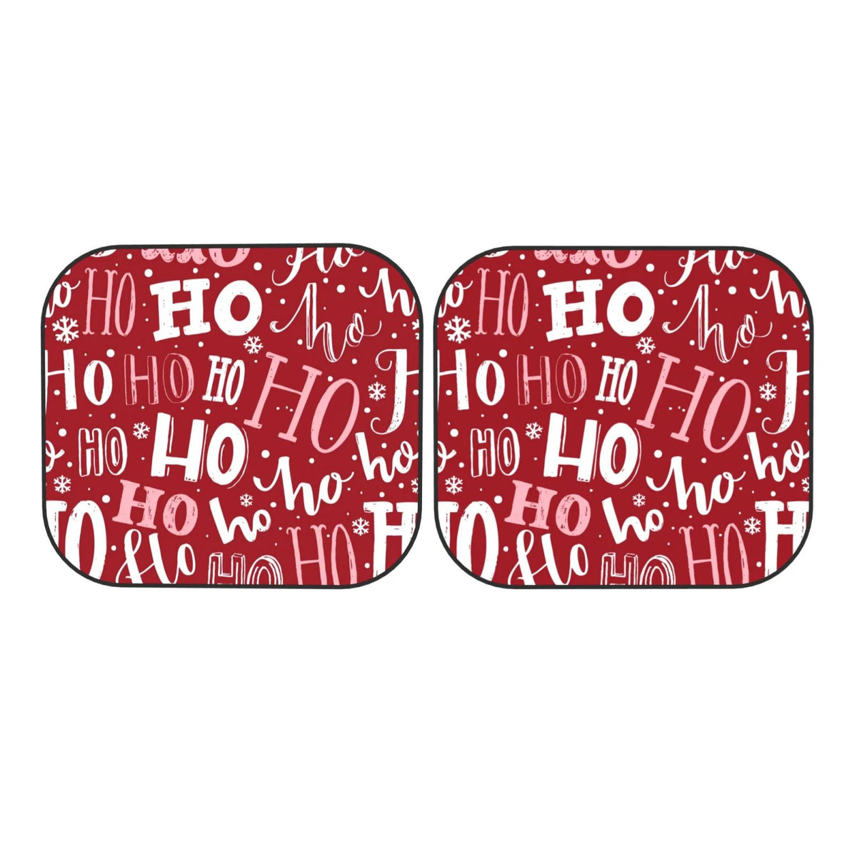 Christmas Windshield Sun Shade 2 Pack Foldable Car Sunshade E143