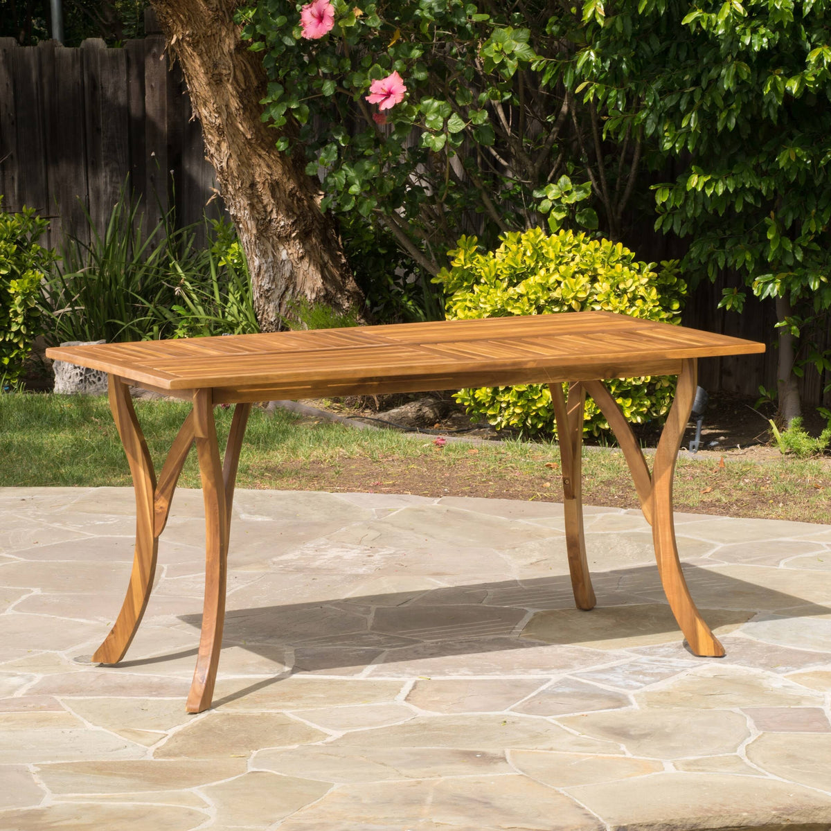 Gray Rectangular Outdoor Dining Table J217