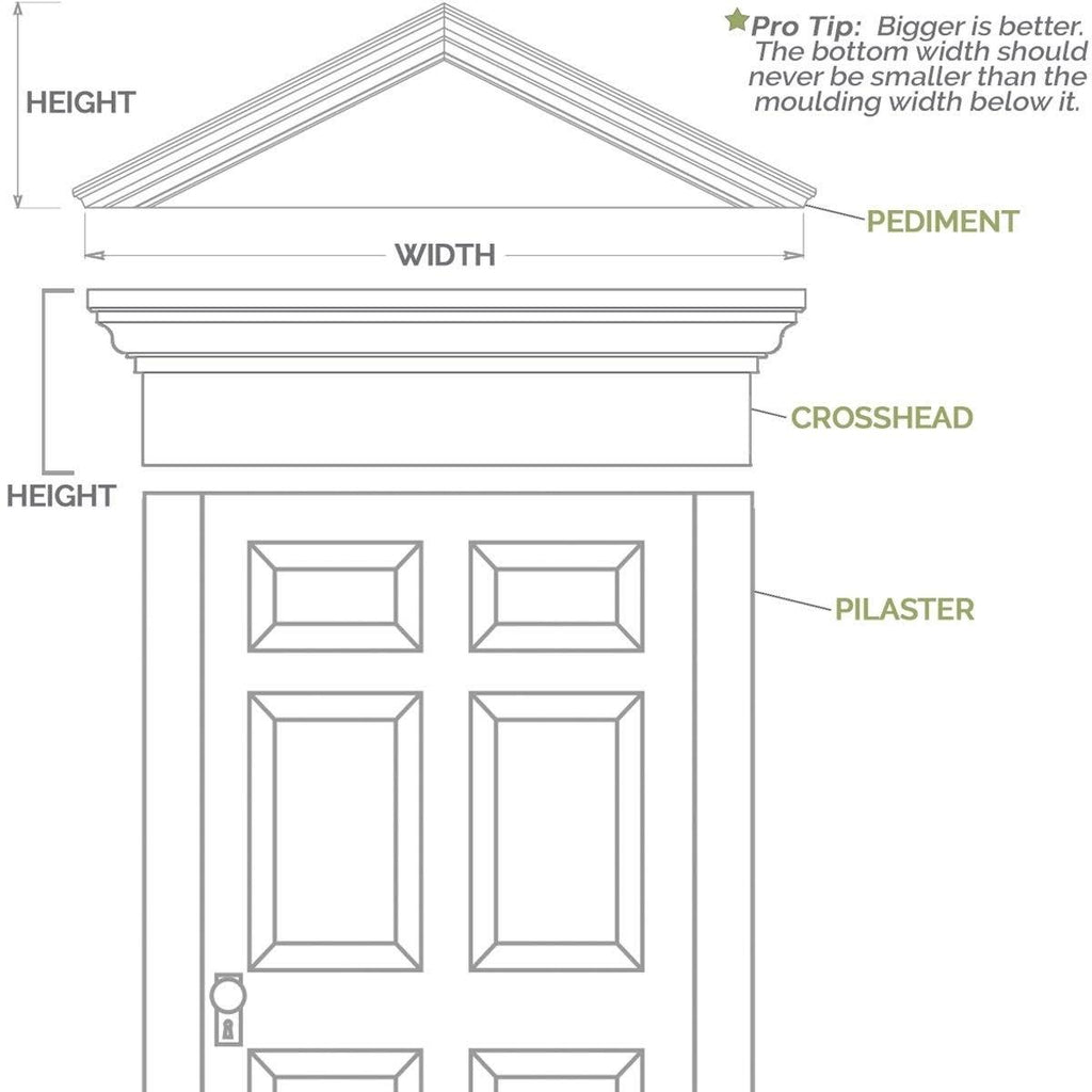 Fluted PVC Pilaster with Decorative Capital & Base (Pair) H94986
