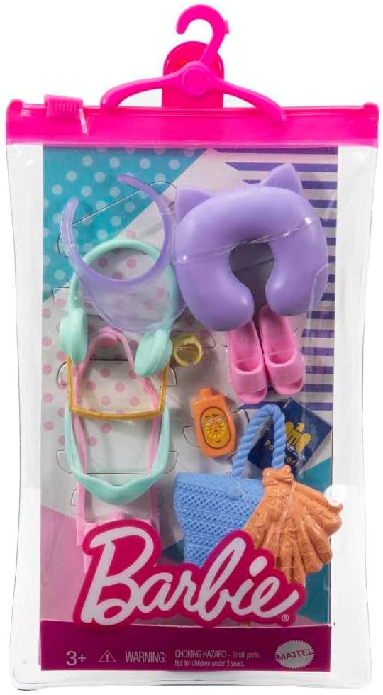 11 Piece Barbie Accessories Travel Pack W3180