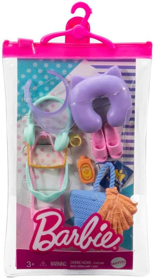 11 Piece Barbie Accessories Travel Pack W3180