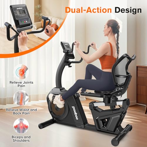 Recumbent Exercise Bike with Arm Exerciser X967208