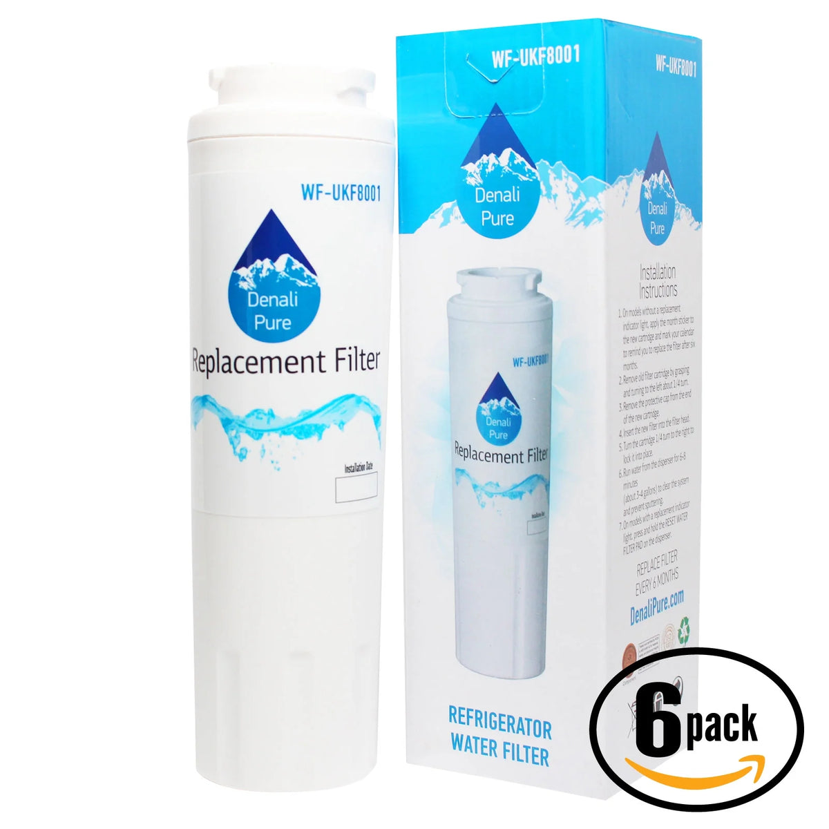 6-Pack Replacement Water Filter Cartridge H545767