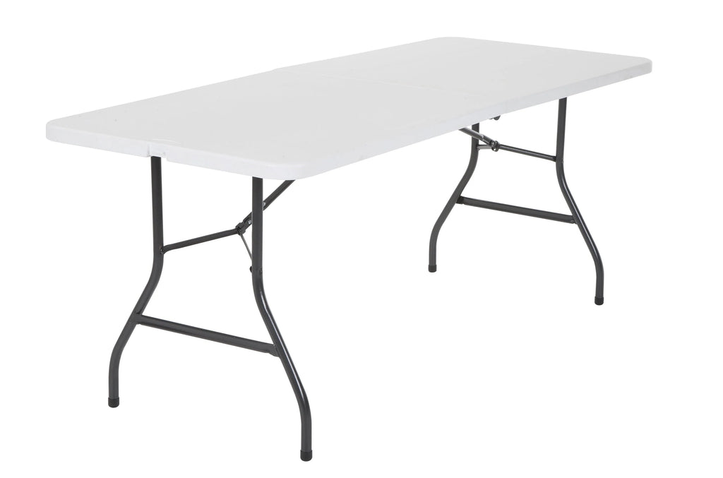 6 Foot Folding Table White Speckle F236