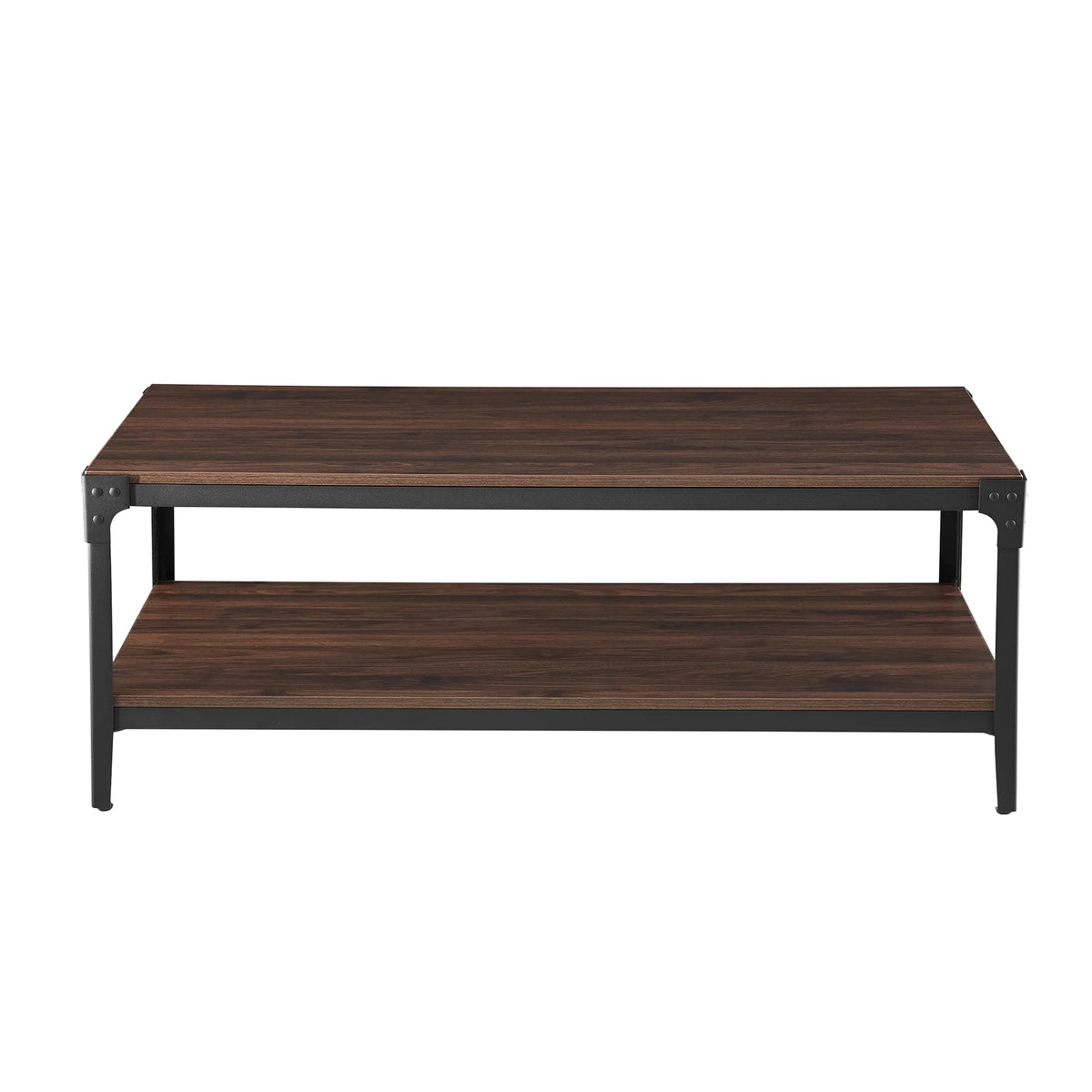 Rustic Dark Walnut Coffee Table H269