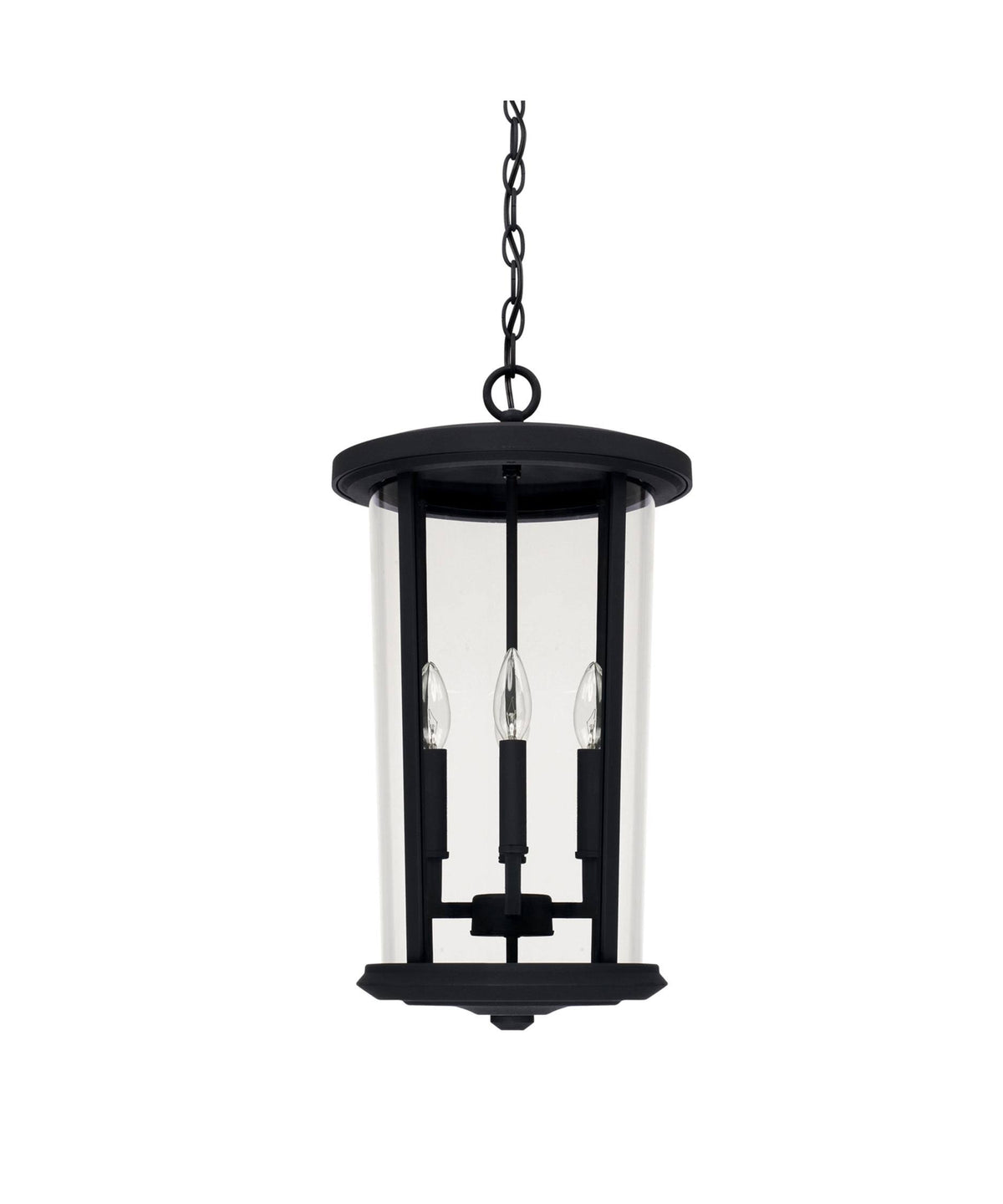 4-Light Black Outdoor Hanging Lantern S625916