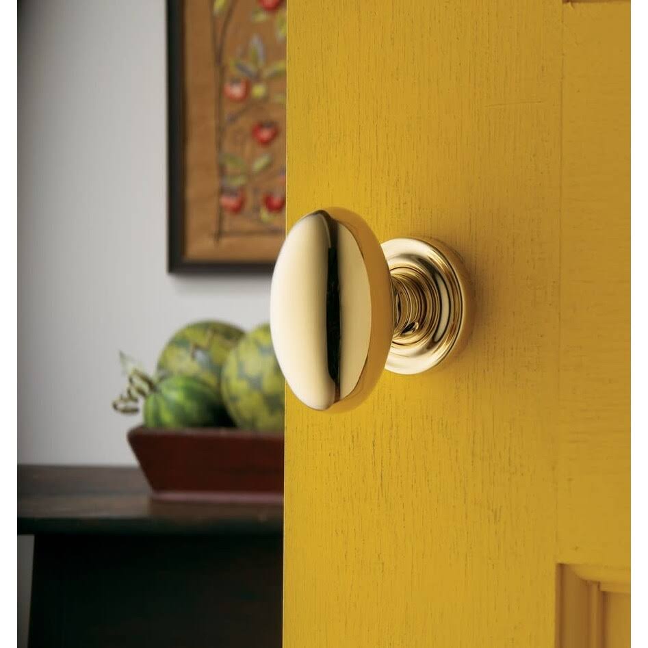 Pair of Estate Knob Without Rosette Satin Brass Black C79916