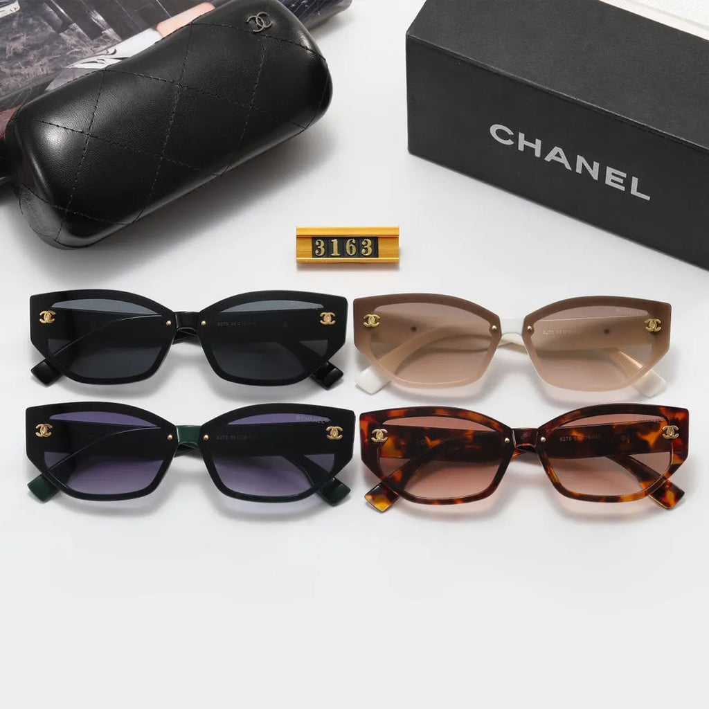 Double C Inlaid Letter Polarized Sunglasses R340174