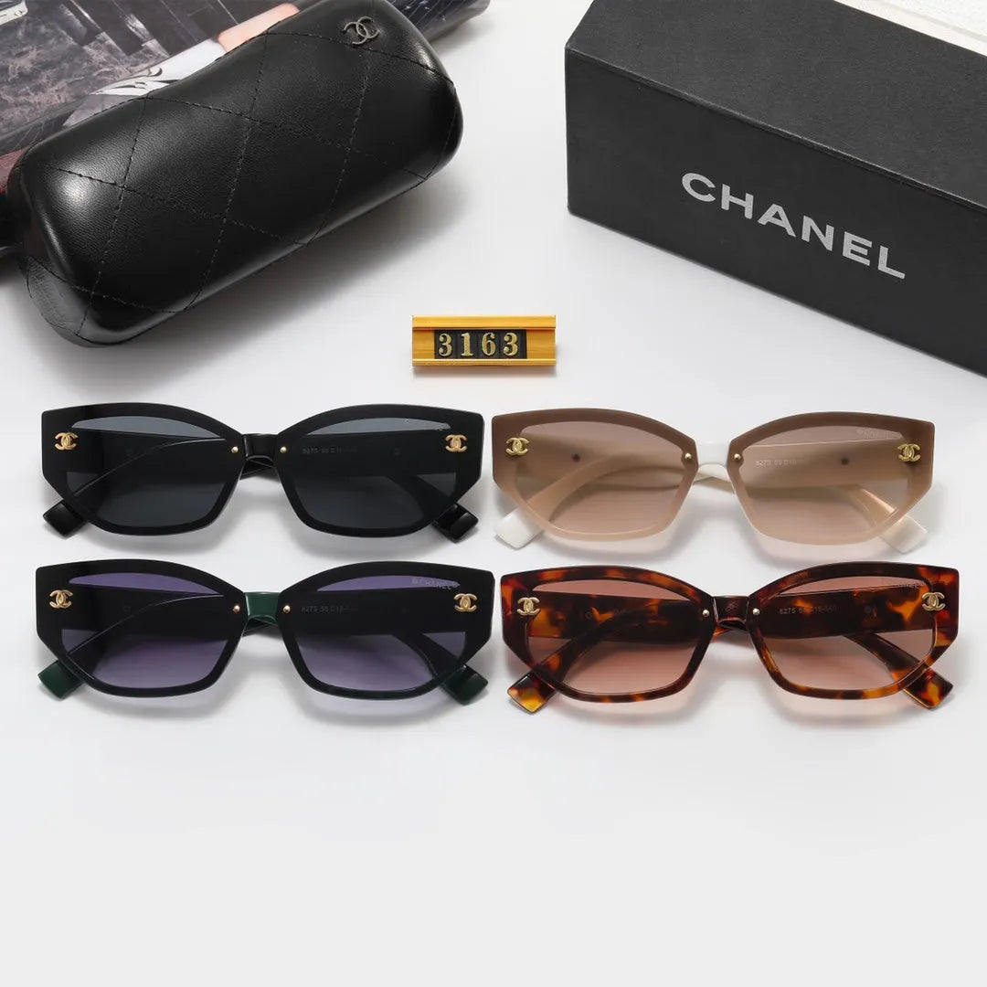 Double C Inlaid Letter Polarized Sunglasses R340174