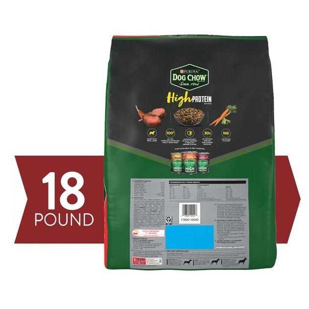 High Protein Dry Dog Food With Lamb & Beef Flavor Z636