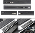 Door Sill Guards Entry Sill Plate Protection 4Pcs/Set ABS Plastic Pack of 2 E86192