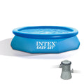 10ft x 30in Inflatable Above Ground Swimming Pool with Pump C853