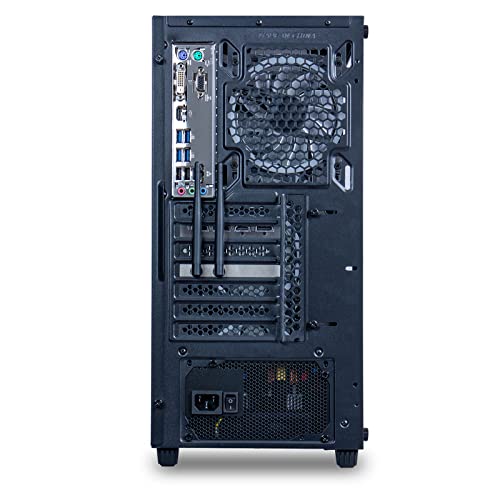 Gaming PC Desktop Computer, AMD Ryzen 5 4500, RTX 3060, 16GB DDR4, 500G SSD, 6 RGB Fans, Win 11 Pro K837788