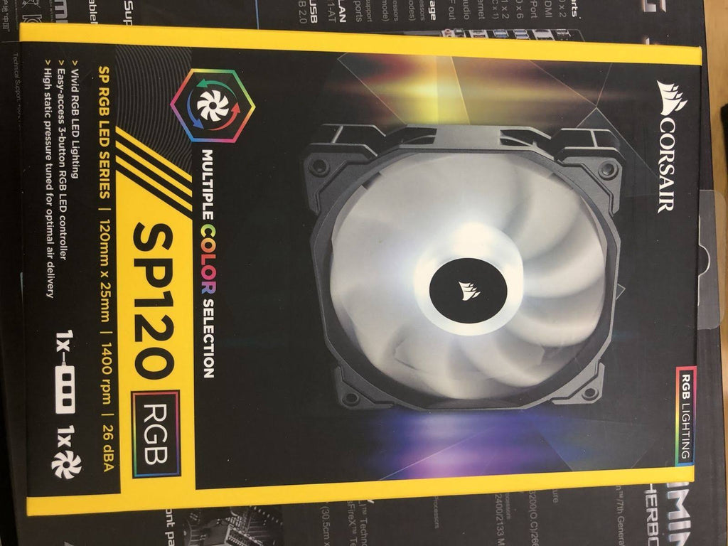 120mm RGB LED Fan with Controller I6560