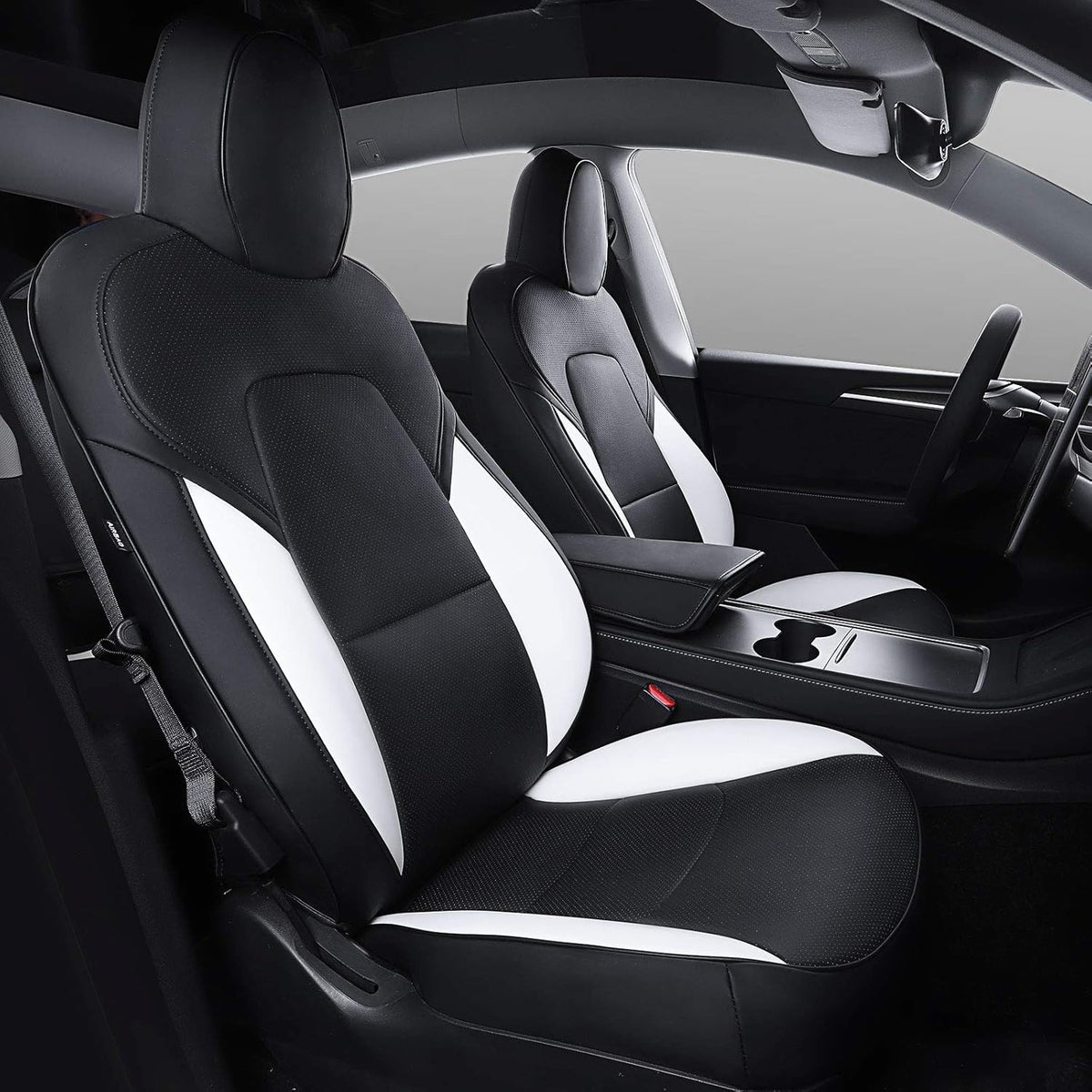Nappa Leather Car Seat Covers 12 Pcs L26500