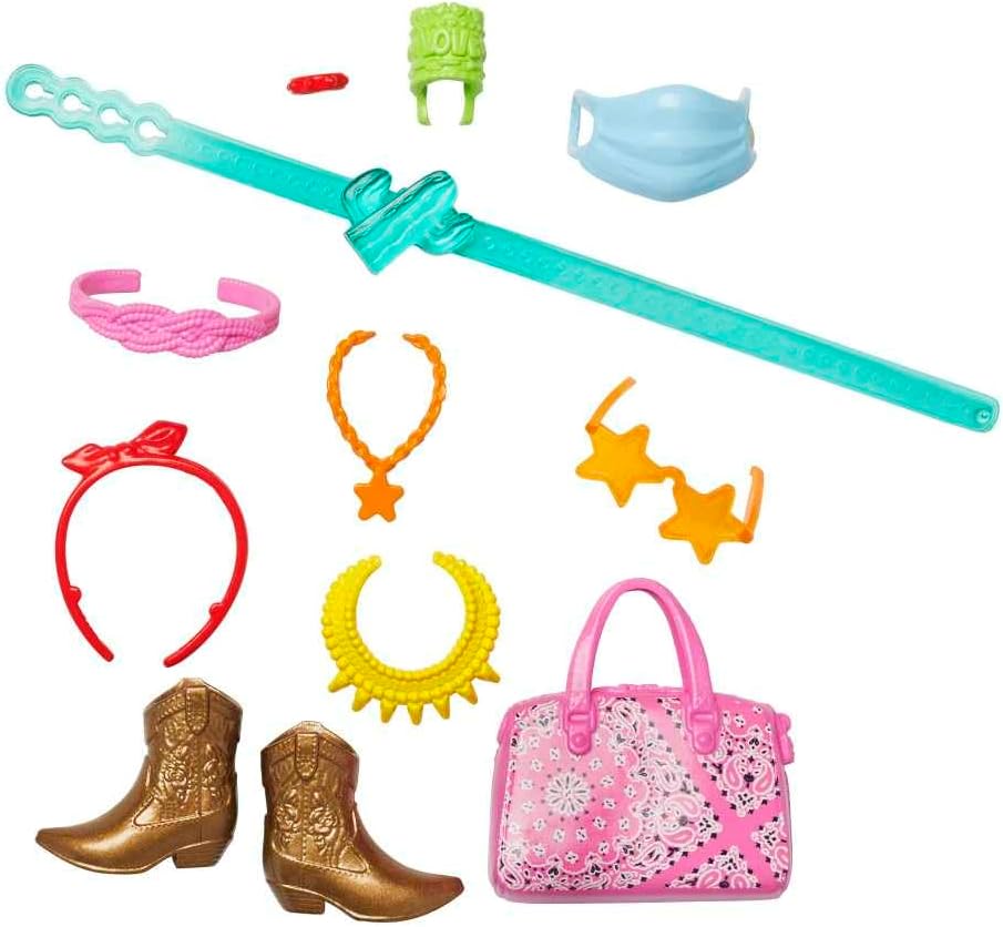 11 Piece Barbie Accessories Travel Pack W3180
