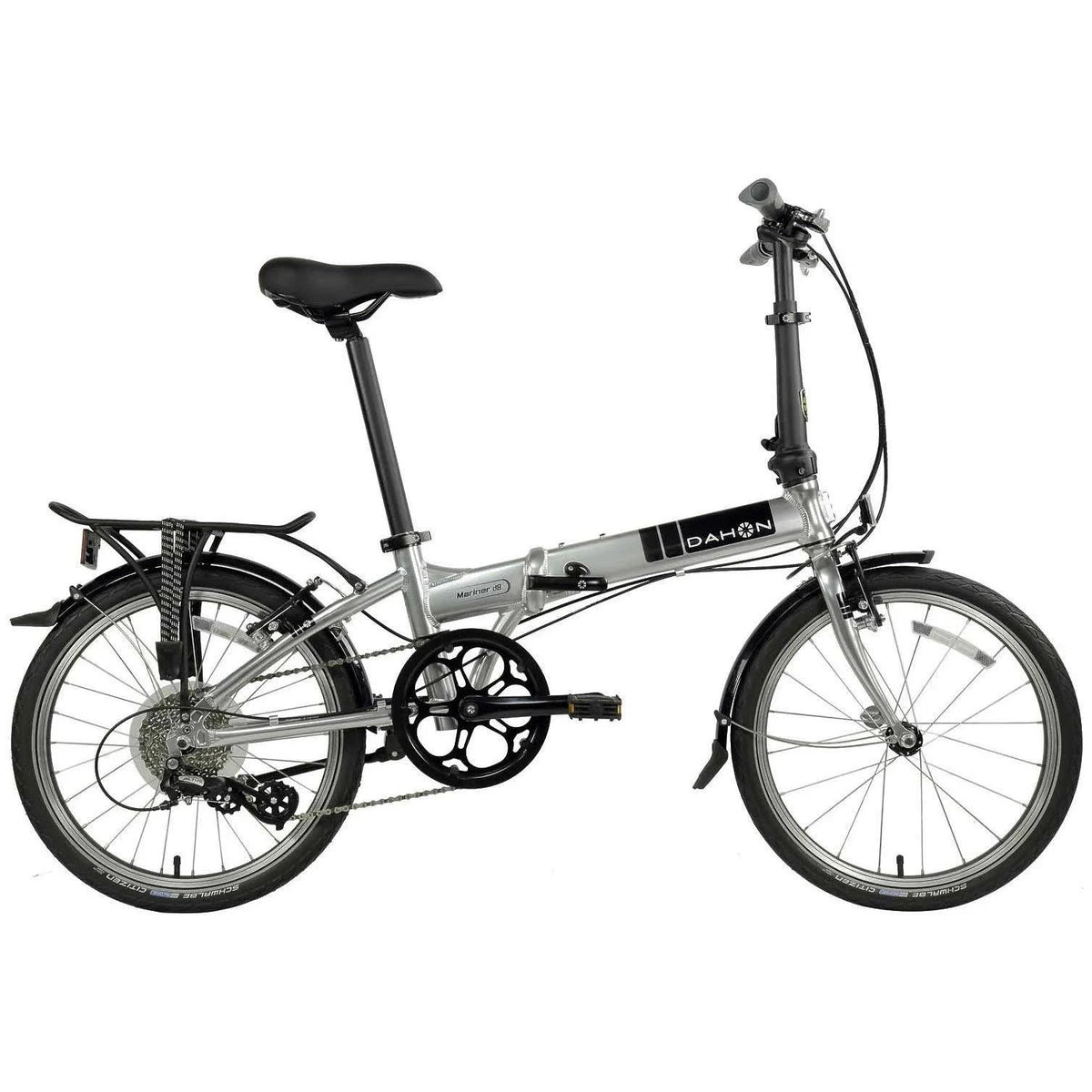 Brushed Silver Folding Bicycle H3538