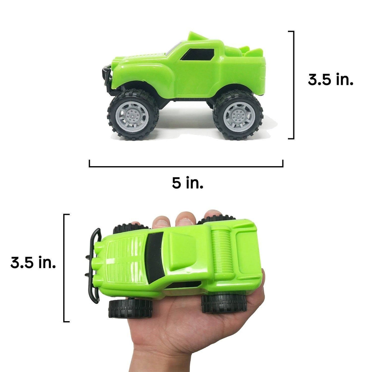 5-in-1 Truck Carrier Toy Trailer with Construction Signs U499