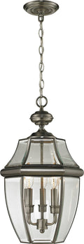 3-Light Hanging Lantern Antique Nickel L7301