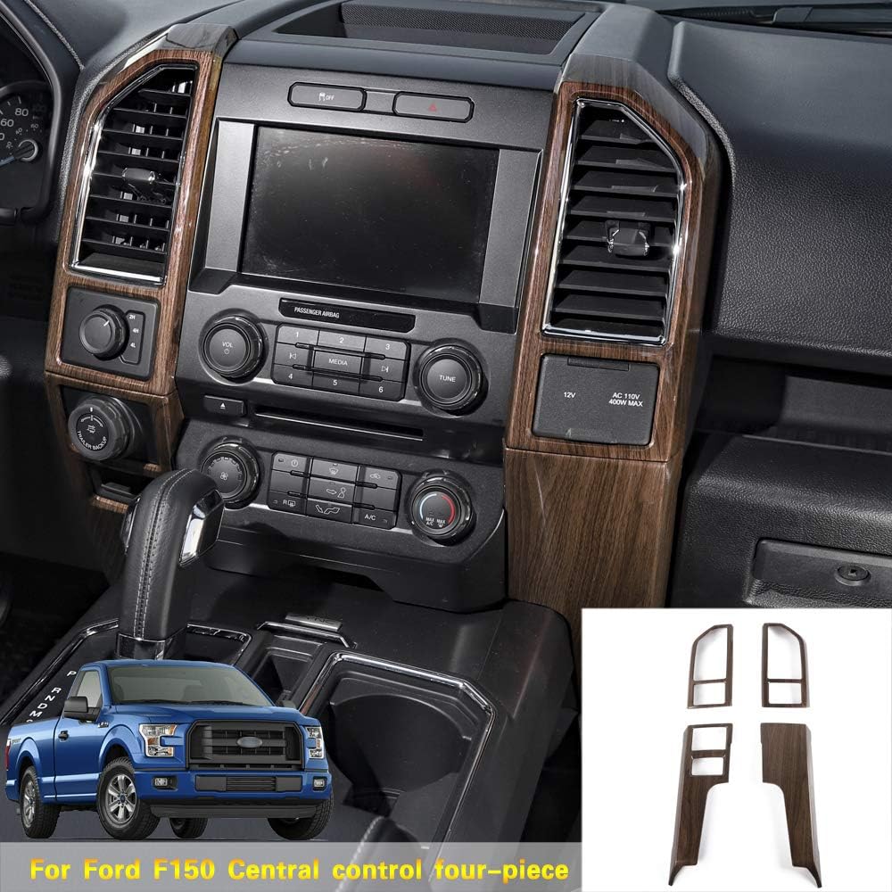Red Carbon Fiber Console Panel Air Outlet Vent Trim V530266