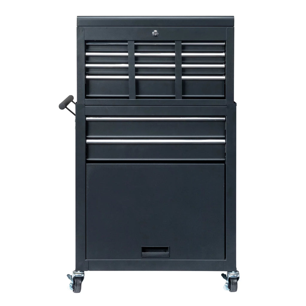 2 in 1 Rolling Tool Chest Storage Cabinet with 6 Drawers C1229