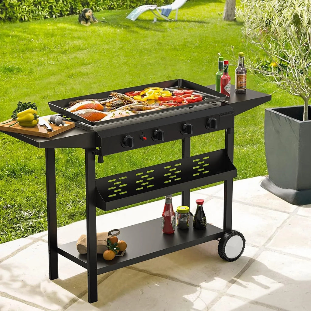 4-Burner Propane Gas BBQ Grill C245466