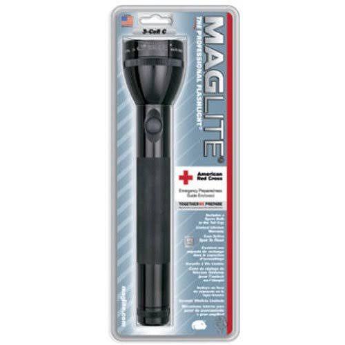 Black Heavy-Duty 3-Cell C Flashlight M28431