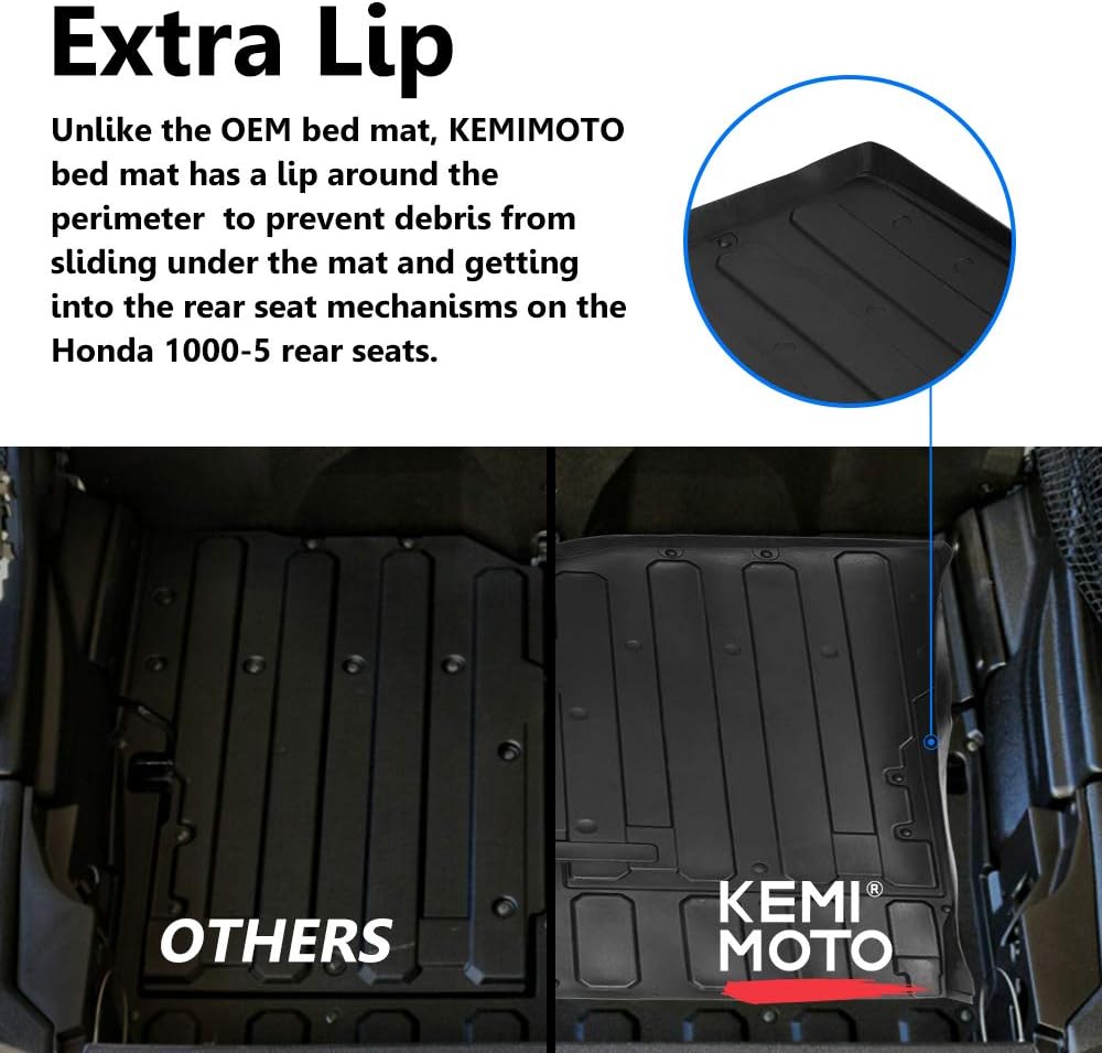 Rubber TPE Rear Cargo Bed Mat Liner W119