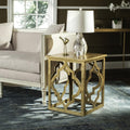 Silver Leaf Trellis End Table K28394