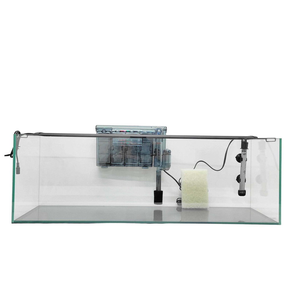 22 Gallon Clear Glass Bookshelf Aquarium Y759