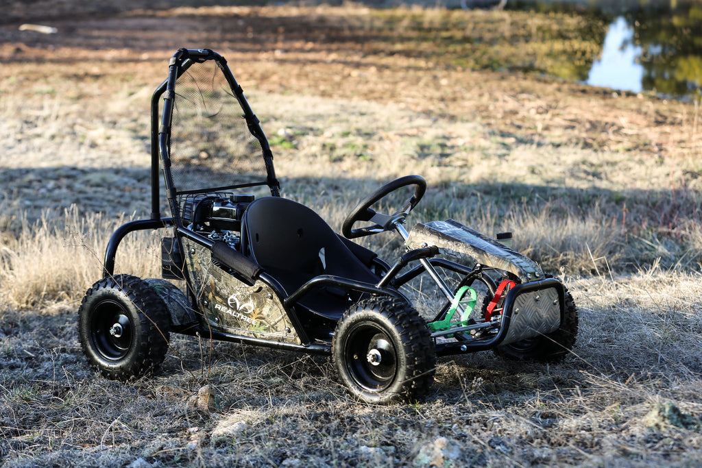 Gas Powered Camo Ride-On Go Kart W712