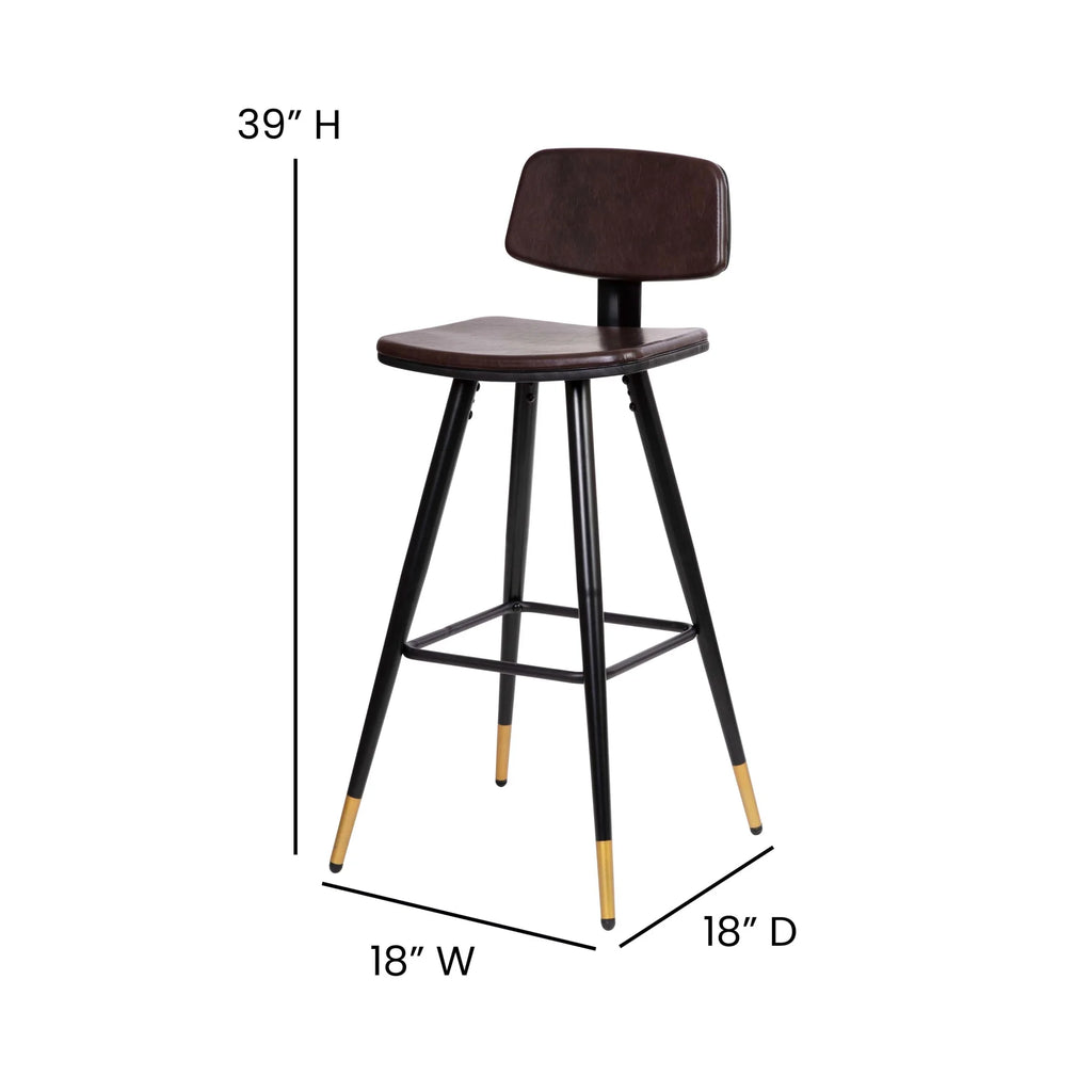 Adjustable Low Back Barstool M509086