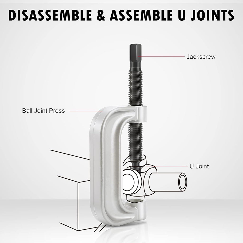 Ball Joint Press & U Joint Removal Tool Kit with 4wd Adapters K503