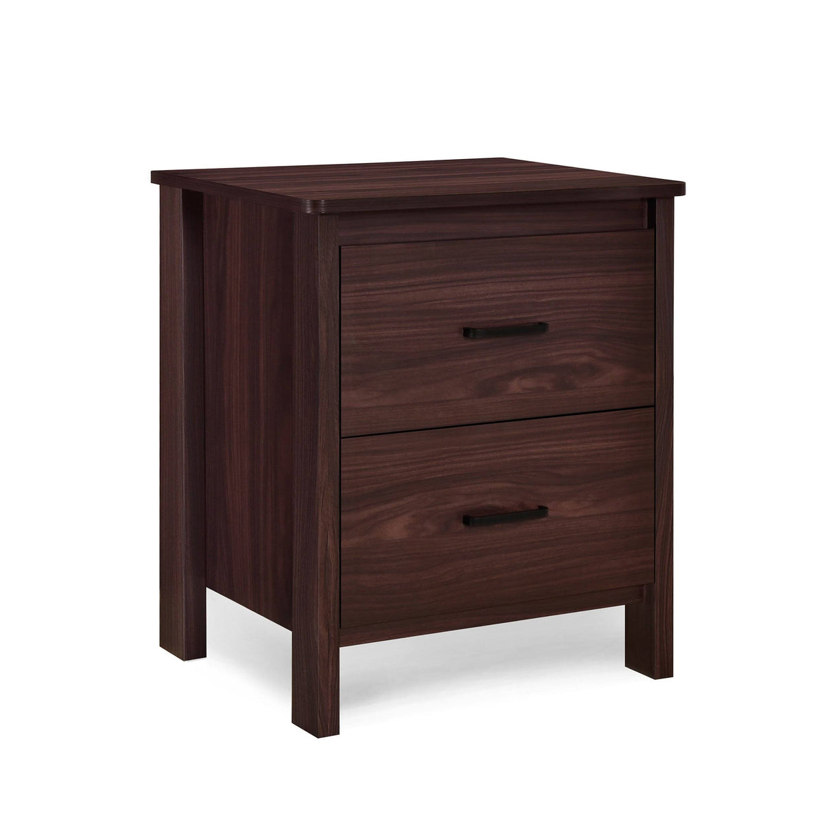 Wenge 2 Drawer Nightstand J14918