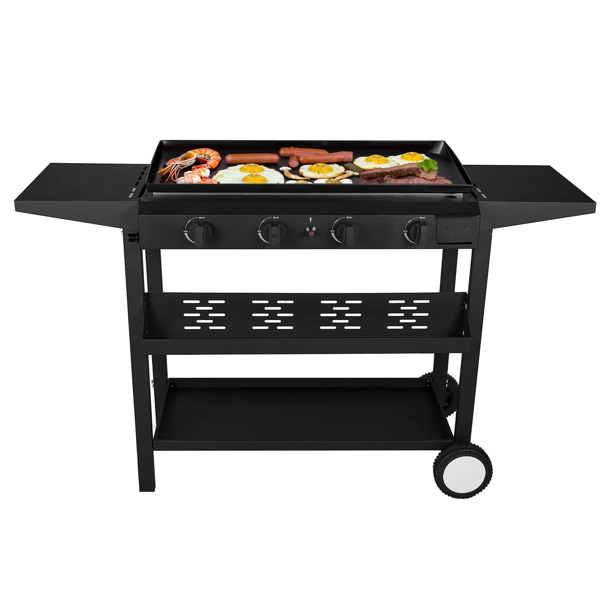4-Burner Propane Gas BBQ Grill C245466