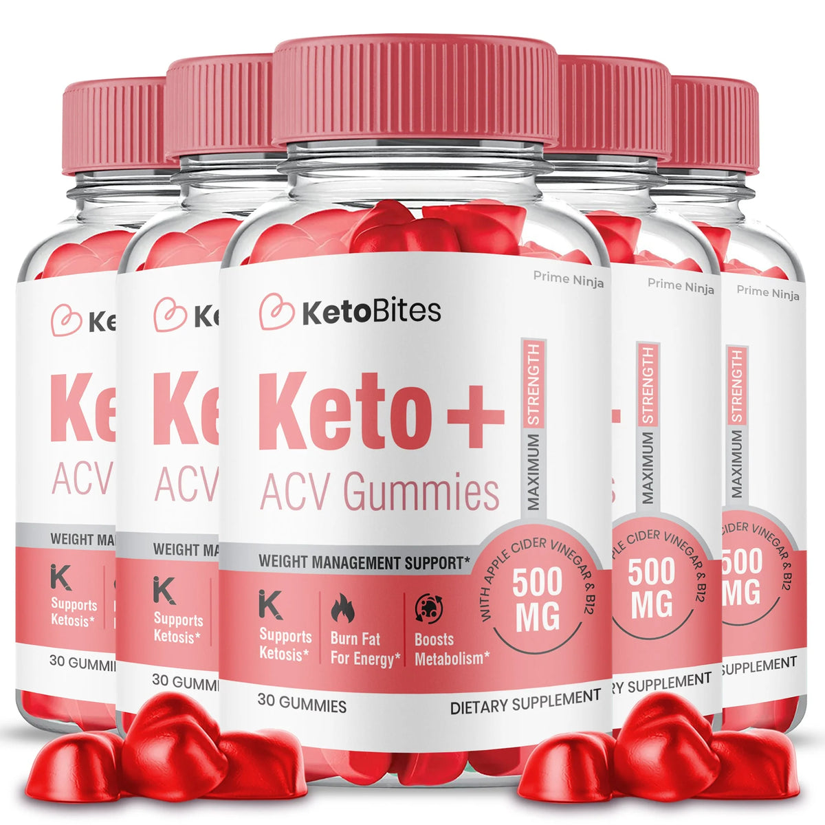 Keto Bites Gummies ACV 5 Pack L72104