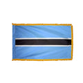 3x5 ft. Nylon Botswana Flag Pole Hem and Fringe A64202
