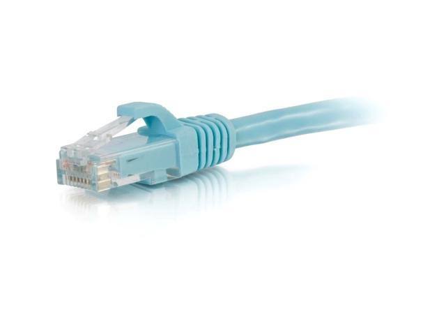 10FT CAT6A Unshielded (UTP) Ethernet Network Patch Cable - Aqua P575313
