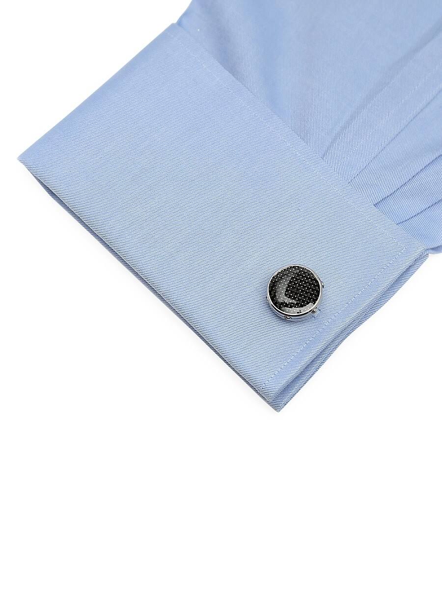 Carbon Fiber Stainless Steel Cufflinks G828886
